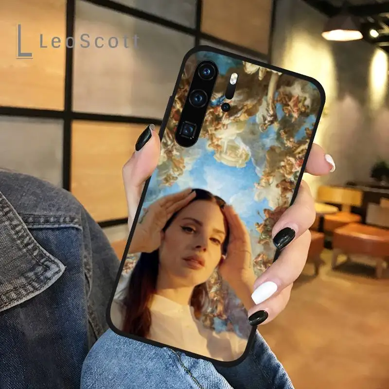 

Sexy singer model Lana Del Rey Mona Lisa Phone Case For Huawei honor Mate P 9 10 20 30 40 Pro 10i 7 8 a x Lite nova 5t