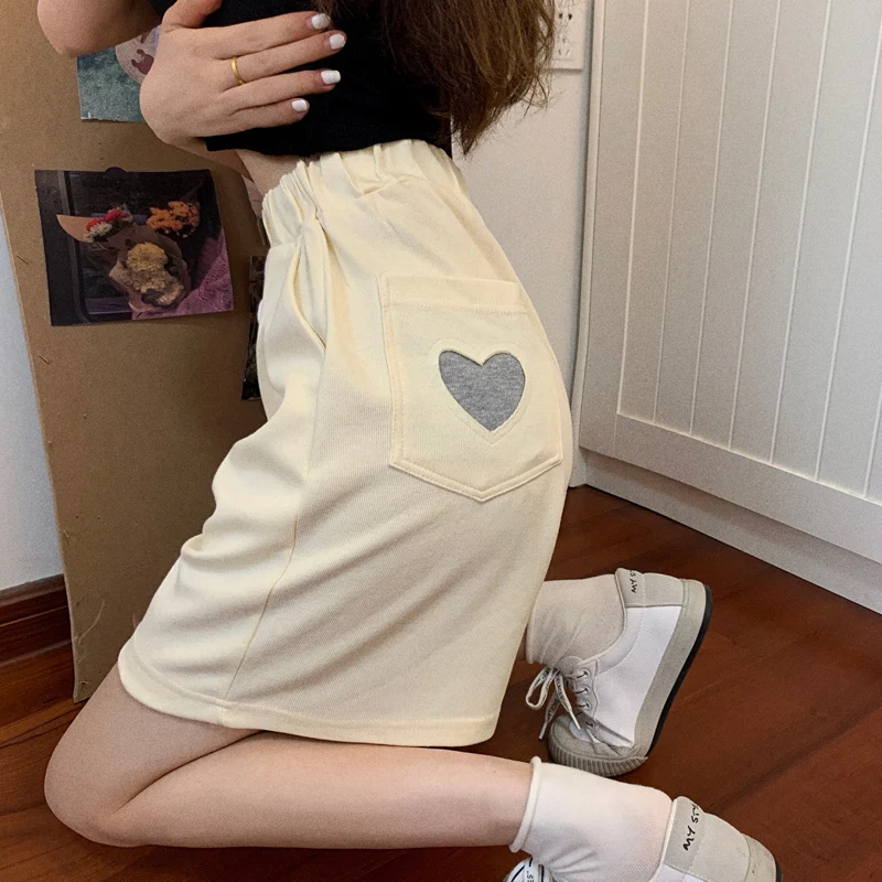 

Love casual shorts women 2021 summer women's clothing