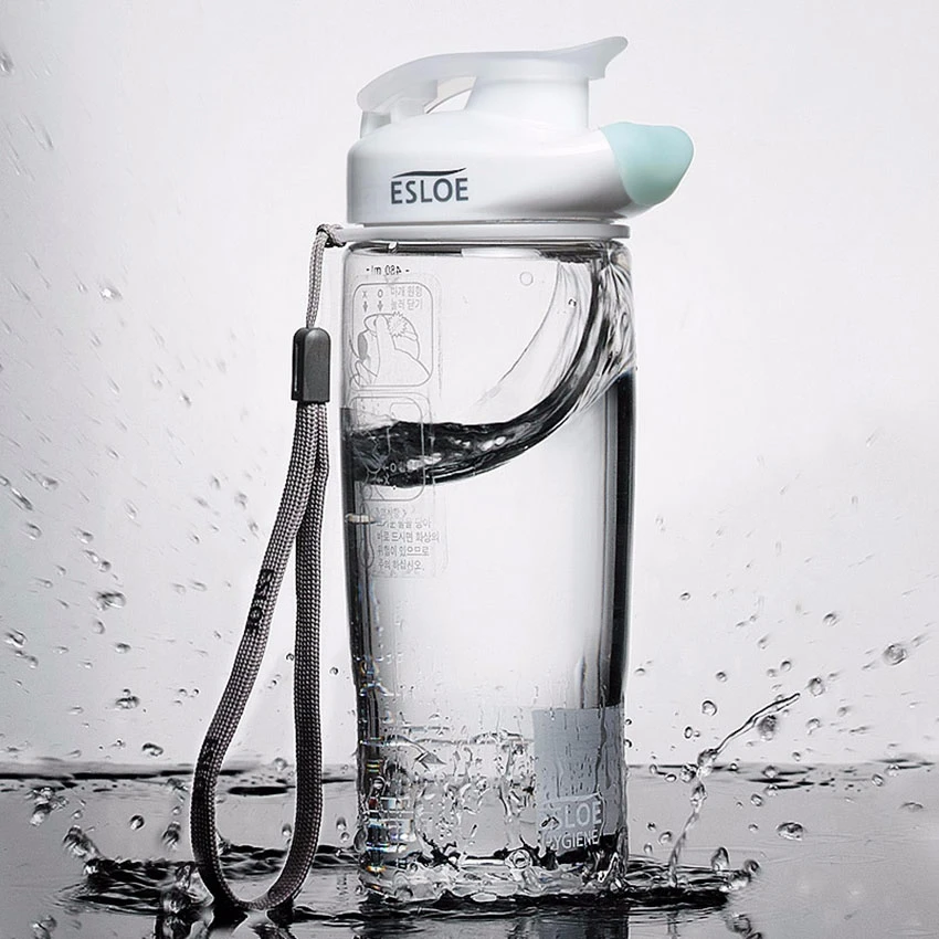 Креативный дизайн с защитой от губ разделяющая стаканчик пластиковая бутылка