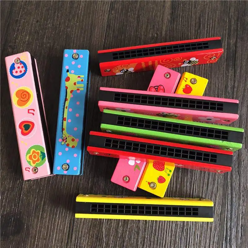 16 отверстий гармоника Диатоническая Блюз Арфа деревянный духовой музыкальный