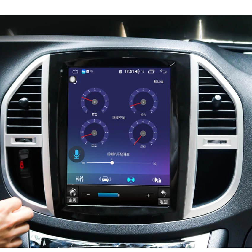 Krtabo автомобильный Радио Android мультимедийный плеер для Mercedes Benz Vito 2016-2019 большой