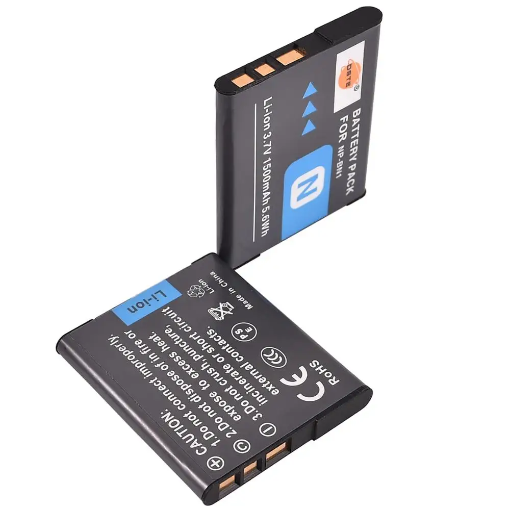 Чехол для аккумулятора DTE 2 шт. защитный чехол Sony NP BN1 W520 W510 W320 W310 W350 W360 W380 W390 WX5C TX10