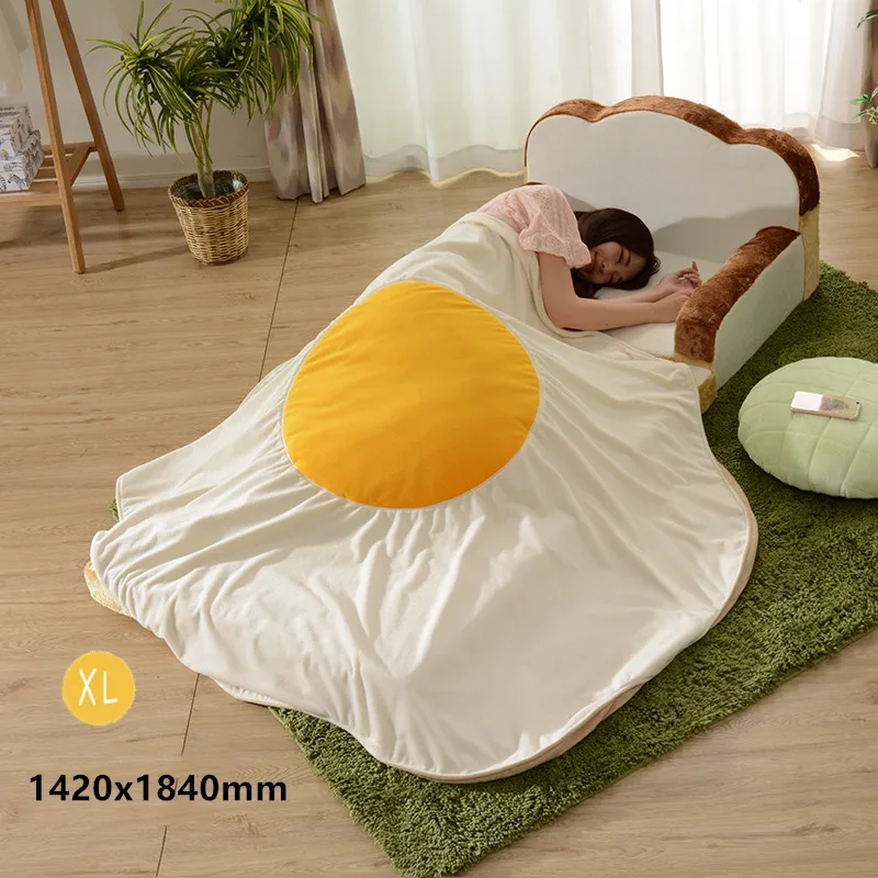 Супермягкое одеяло для жарки яиц 1 шт. диванное офисное детское дорожное