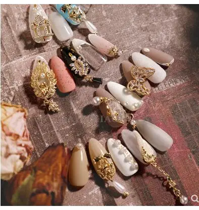 Наклейки для ногтей в стиле ретро ювелирные украшения красного - Цена: 2 383,34 - 10 725,05 руб.