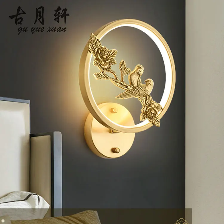 

stone crystal lampes suspendues crystal bedroom light mirror light led dining room living room bedroom bedside wall lamp