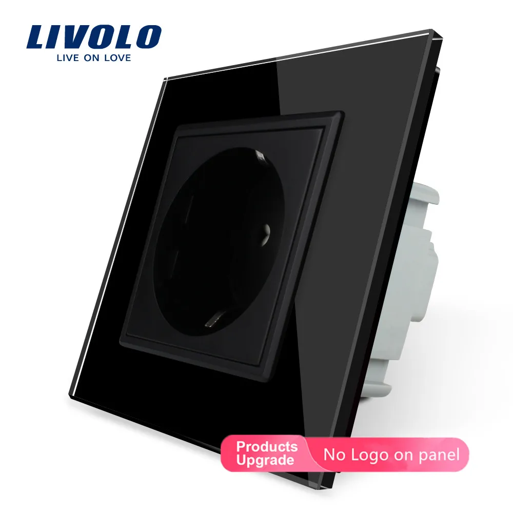 Livolo гнездо питания стандарта ЕС переменный ток 110 ~ 250V 16A настенная розетка VL C7C1EU 13