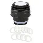 Фляжка в форме пули чехол вакуумная фляга крышками фиксаторы уход за кожей лица маска для отдыха на открытом воздухе крышки чашки термосы аксессуары с Силиконовое уплотнительное О-образных уплотнительных кольца прокладки