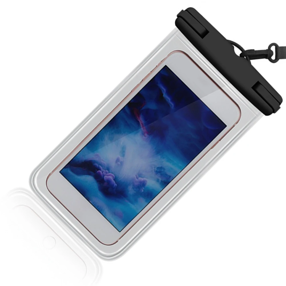 

Waterproof Phone Case Underwater Mobile Phone Pouch Touchable Bag With Lanyard For Swimming Dustproof Waterproof Phone Bag