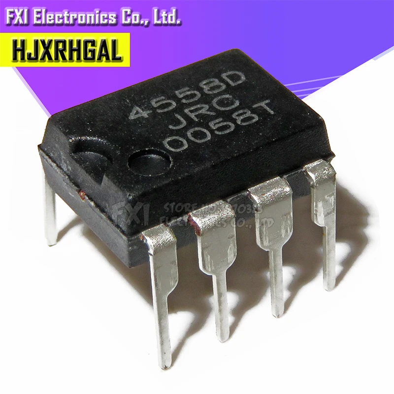 

20PCS NJM4558D DIP8 NJM4558 DIP JRC4558D JRC4558 Dual operational amplifier New original
