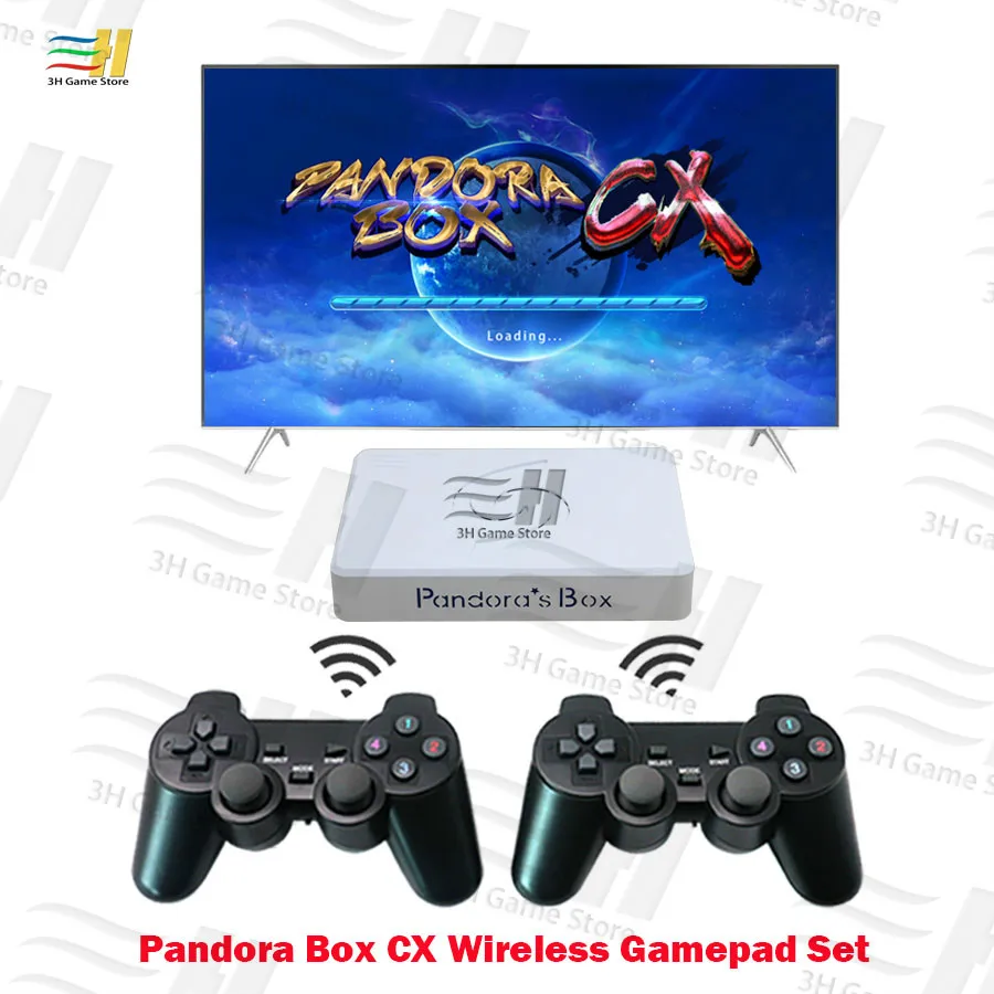Новый комплект геймпада Pandora Box CX проводная Беспроводная джойстика 2800 в 1 может