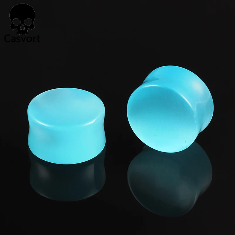Casvort 2 шт. камень пирсинг уха, ювелирное изделие для тела, измерительные приборы Вилки растяжители для туннелей Серьги Тоннели расширитель мода подарок 2 шт./лот - Окраска металла: style 5