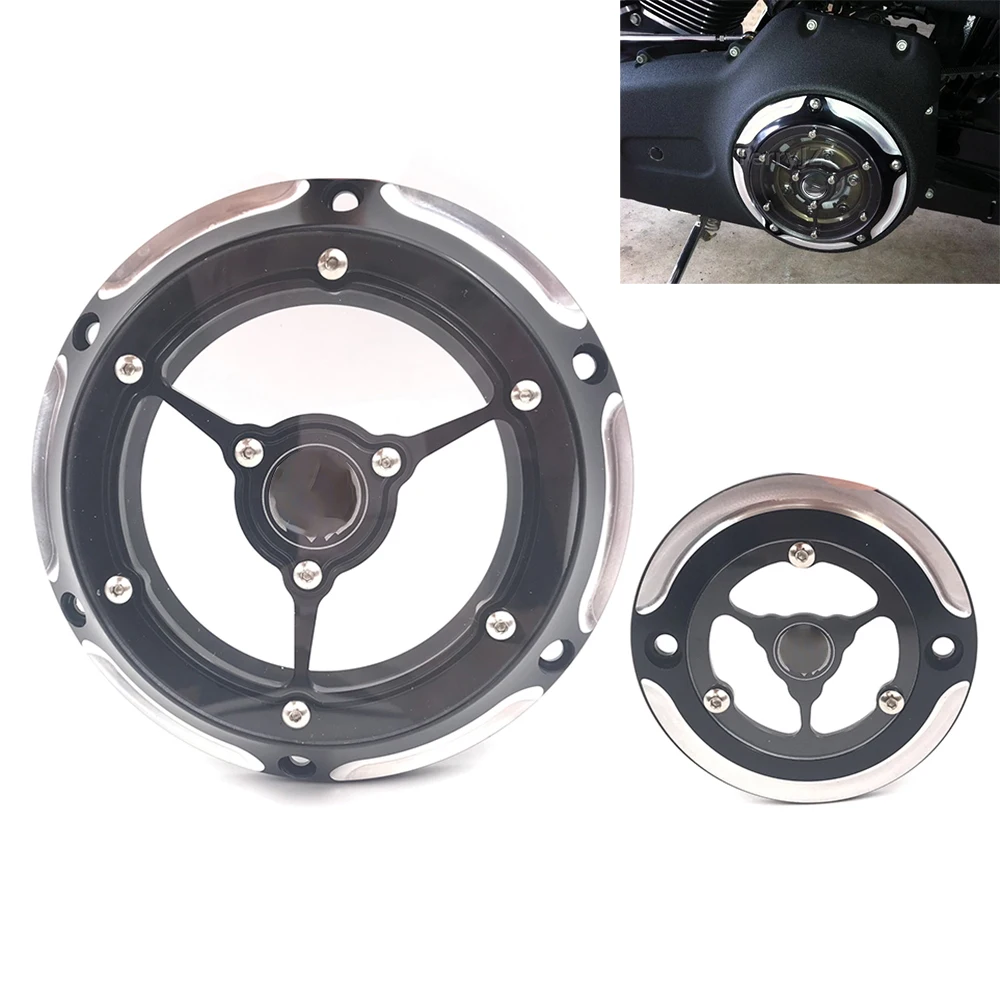 Для Harley Sportster Утюг XL 883 1200 48 72 2000 2018 края Дерби крышка мотоцикла Запчасти крышки