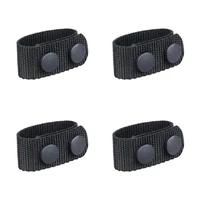 kosibate 4pcs tactical belt buckle heavy duty belt keeper portable webbing strap military belt equipment for outdoor sports
