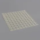 Силиконовые накладки для ног, 100 шт.компл., самоклеящиеся накладки для ног, амортизирующие прозрачные полукруглые накладки для дверей, шкафов, буферные площадки