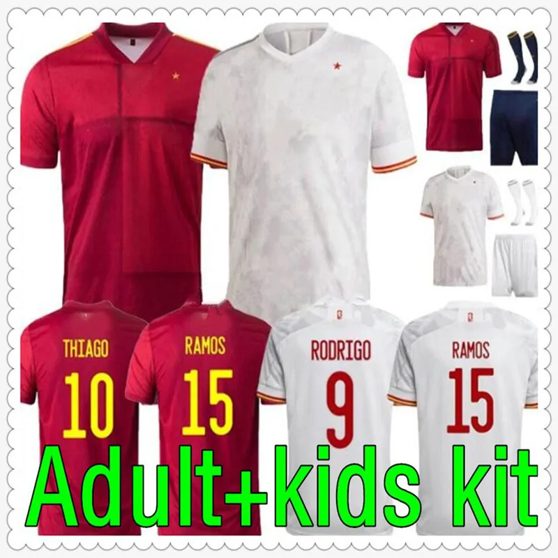

Camiseta de ftbol de la seleccin espaola MORATA RODRIGO TORRES PEDRI 20 21 Espaa Ftbol masculino + infantil RAMOS THIAGO IN
