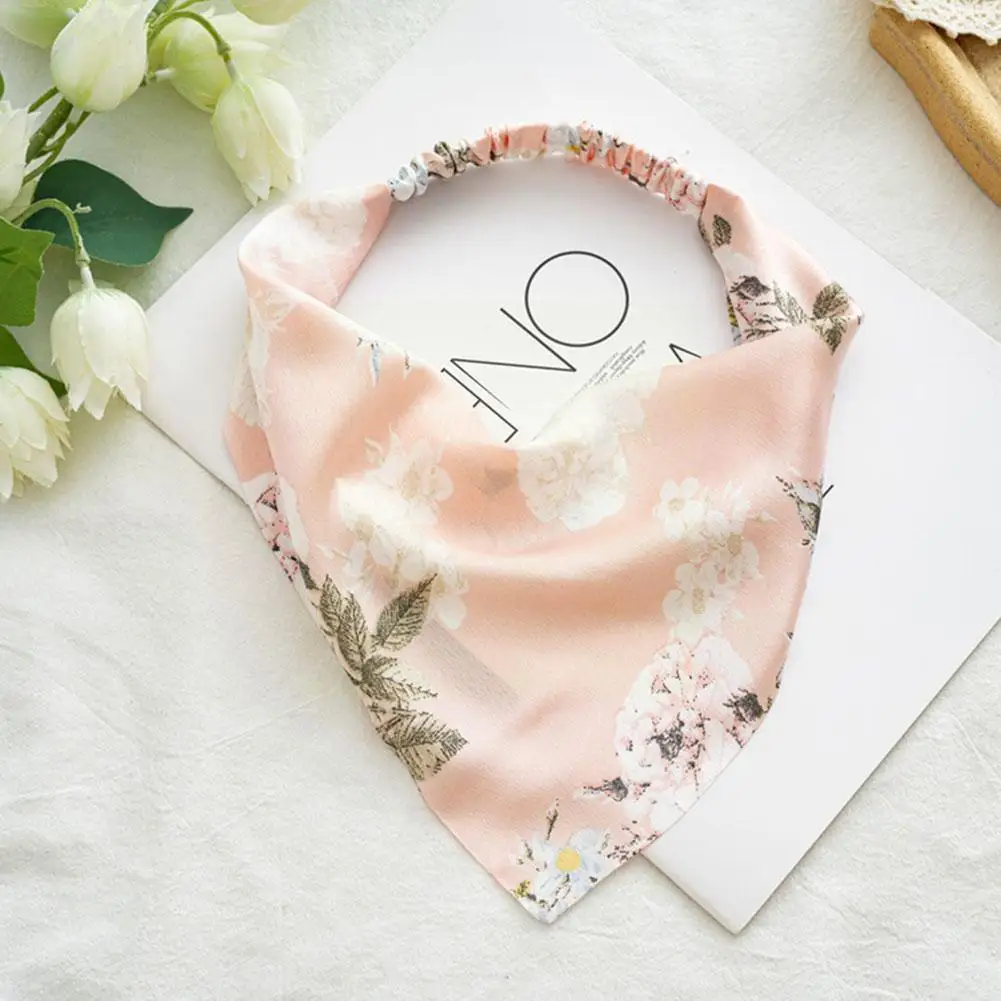 

L New Fashion Hair Bands Bohemian Printing Elastic Hair Band For Ladies Band Girl Hair Accessories F1c5