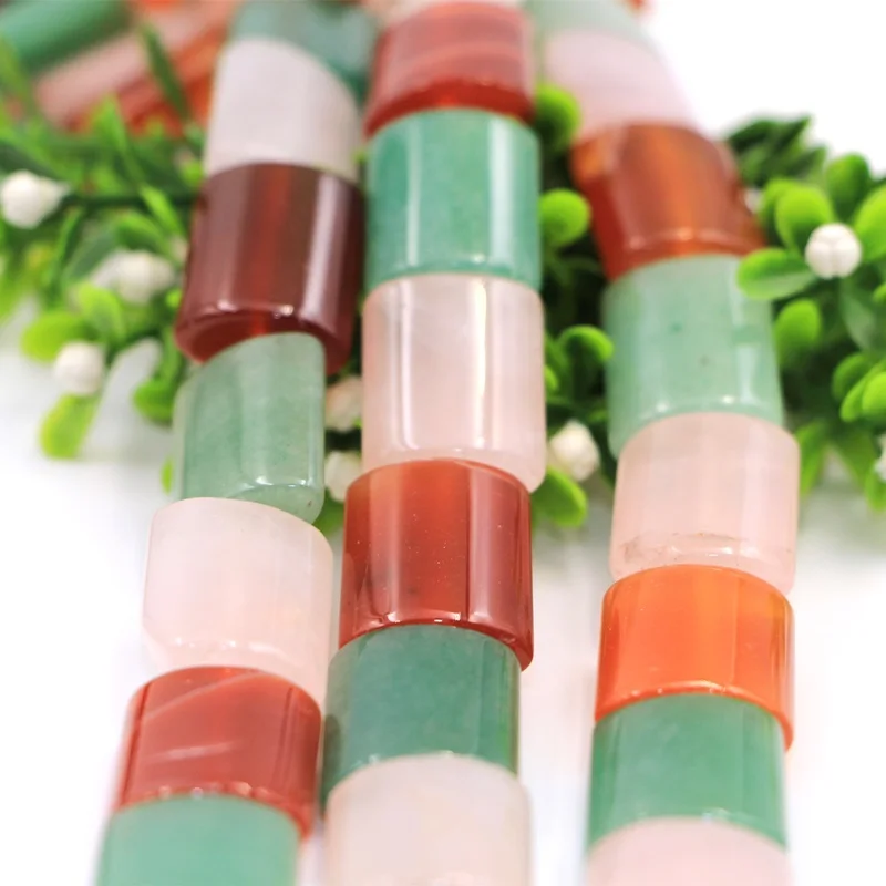 

OMHXZJ Wholesale ZB176 DIY Bracelet Necklace Jewelry Making Accessories Natural Stone Fine Mixed Stone Jasper Heart Oval Beads