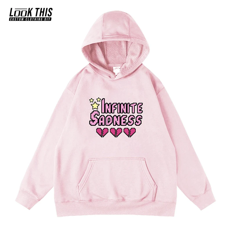 

Y2k Style Letter Print Boy Pullover Hoodies Streetwear Harajuku Hoodie Fun Anime Oversized Sweatshirt Men's Hoodie Retro 90s