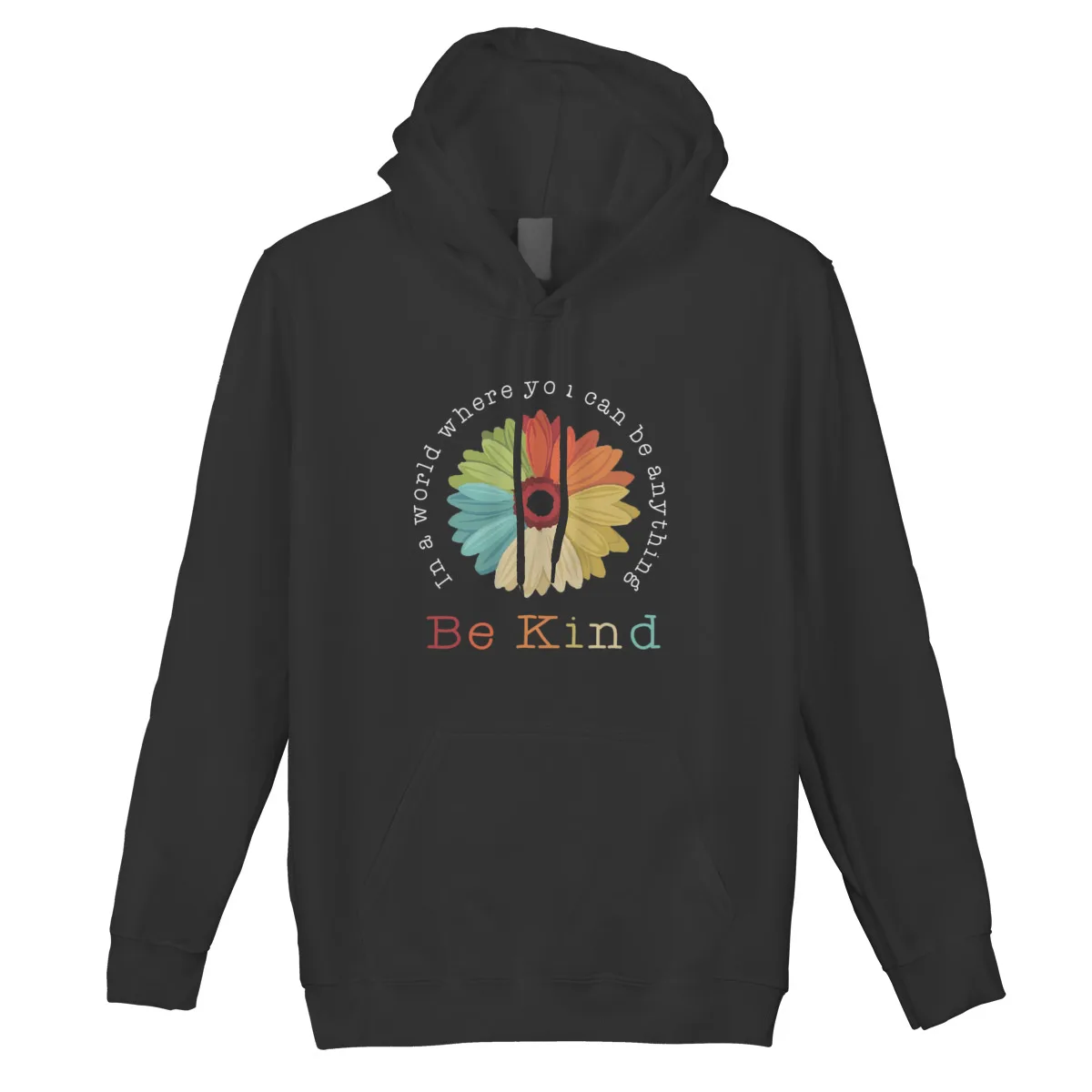 

Men's Hoodie Be KindPrint Cotton Fashion Punk Top quality Sweatshirt 41263