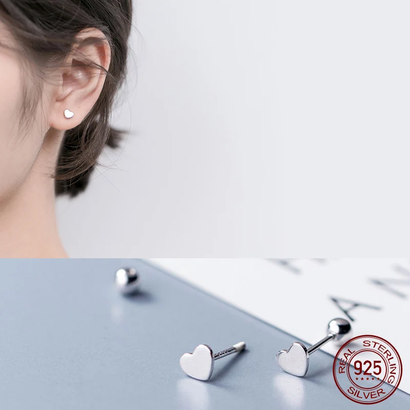 Женские серьги гвоздики из серебра 925 пробы с бусинами|Серьги-гвоздики| |