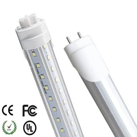 led tube lamp v shaped double side glowing t8 led light 5ft 150cm 36w clear coverfrosted cover led fluorescent tube 110 240v