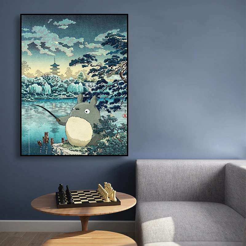 Печать настенный художественный постер картина Картина японского Hayao Miyazaki аниме