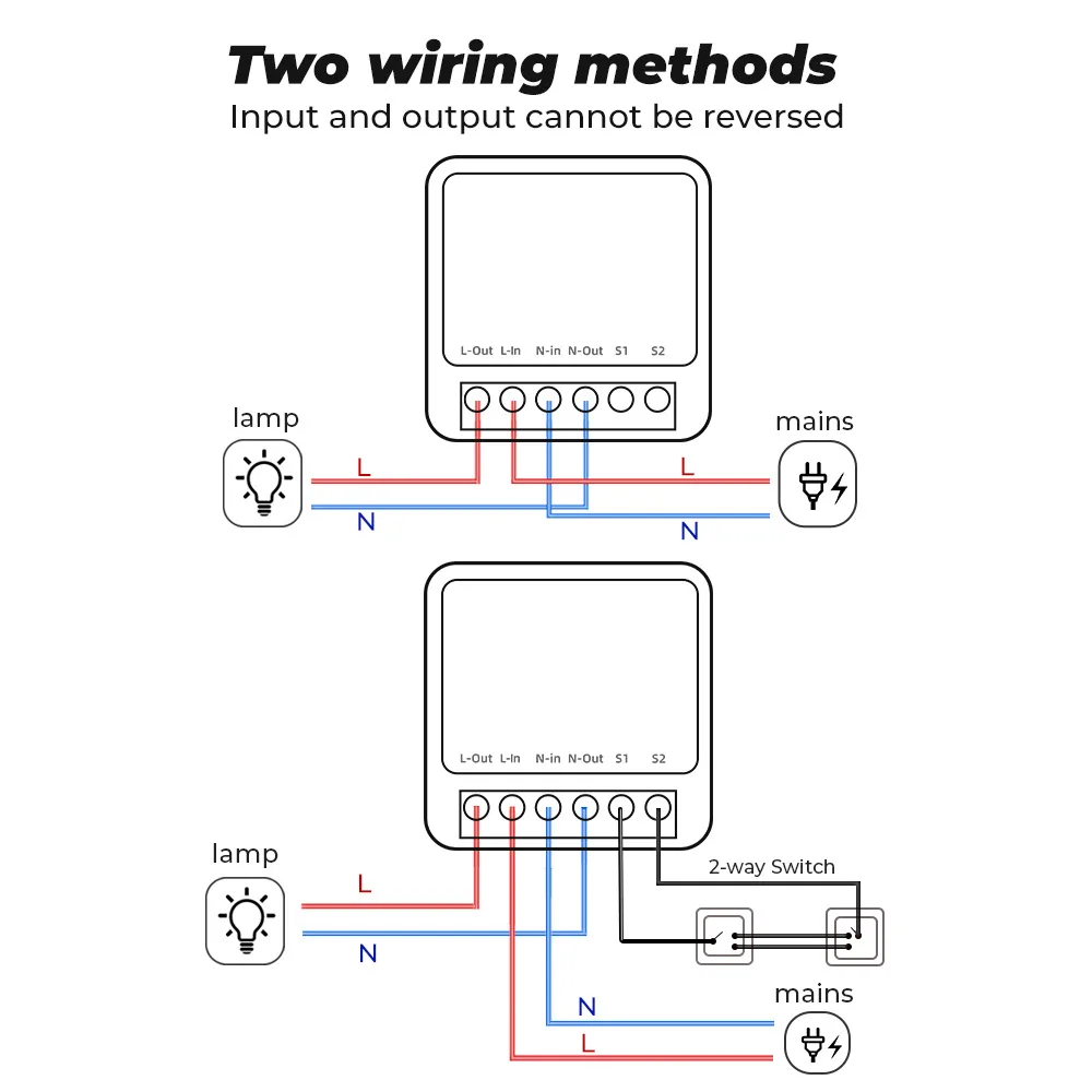Смарт-часы Smart Life Zigbee Mini Breaker Tuya 2 Way on-off Switch