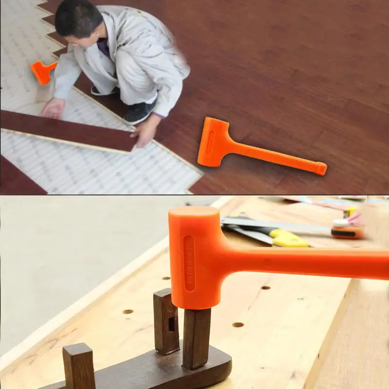 Мёртвый молоток Litake 0 5-2 фунта оранжевый из мягкой резины | Инструменты