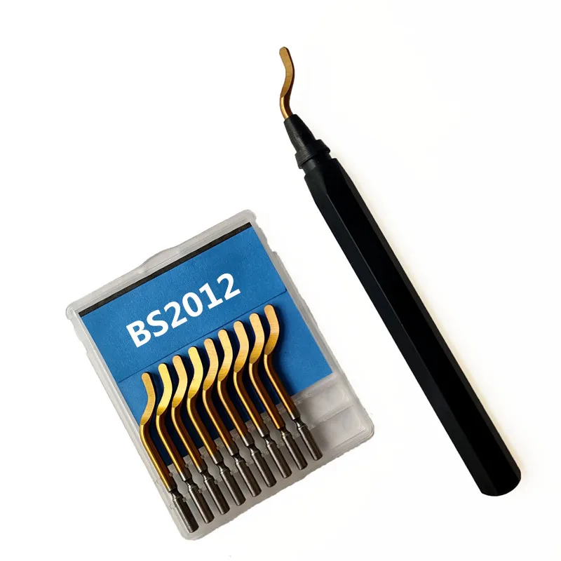 Металлическая быстросъемная скребковая насадка / алюминиевая ручка, поворотный нож для снятия фаски, медный RB1000.