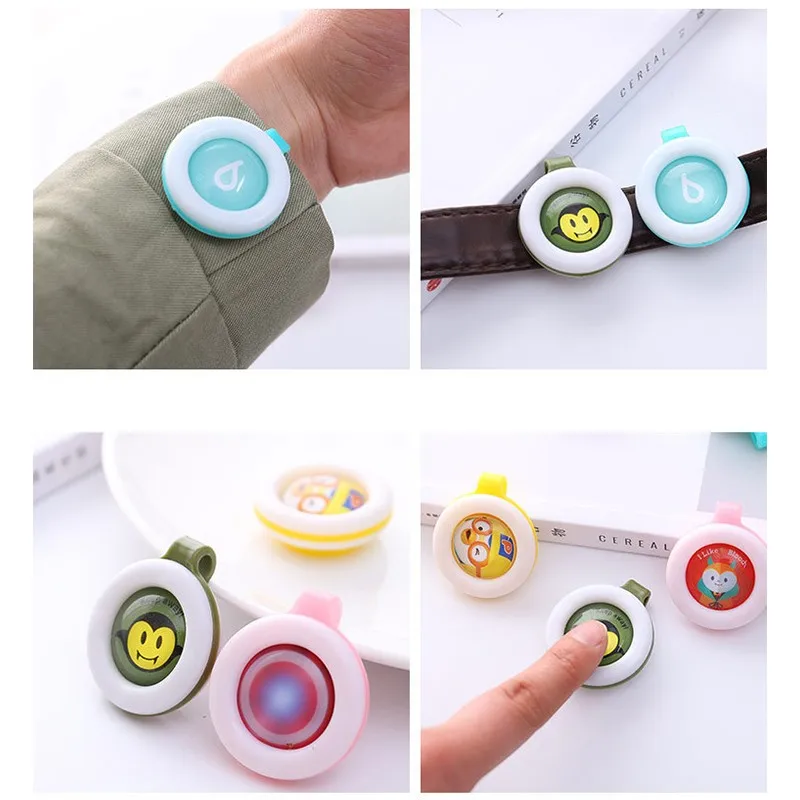 

6 Pcs Random Color Mosquito Repellent Button Safe for Infants for Baby Child Pregnant Mosquitoes Killer Pest Control Wholesale