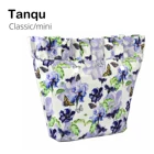 Новая композитная саржевая ткань TANQU, водонепроницаемая складка с оборкой, внутренняя подкладка, вставка, карман на молнии для классического мини-кармана Obag для O-сумки