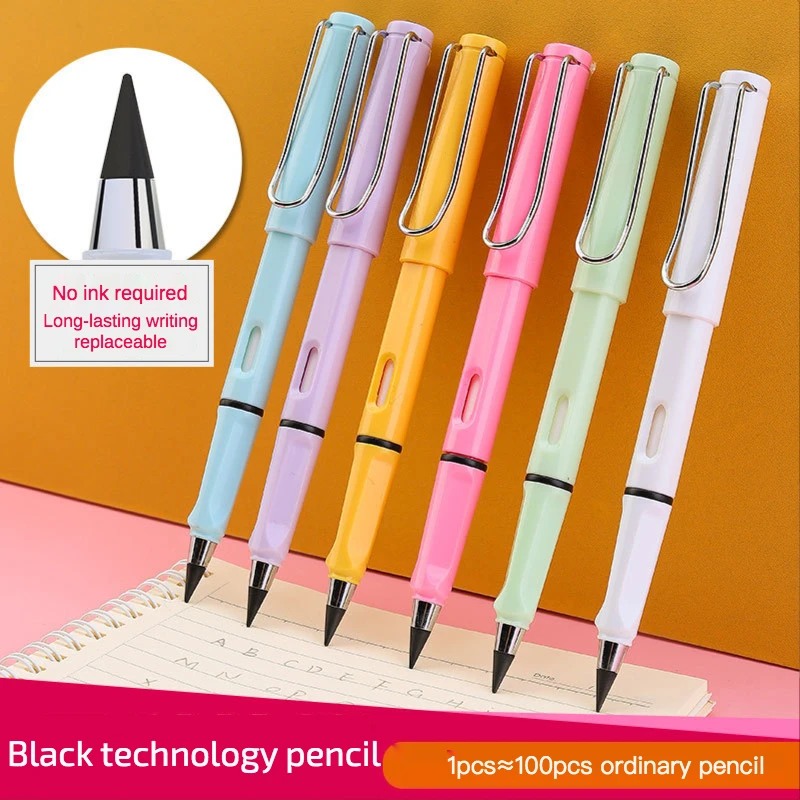 

1 pcs New Technology Unlimited Writing Eternal Pencil No Ink Pen Pencils for Writing Art Sketch Painting Tool Kids Novelty Gifts