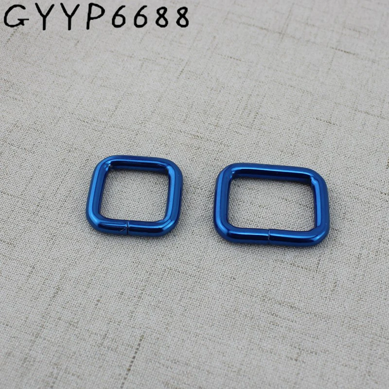 10 шт. 50 синие металлические квадратные кольца пряжки ремень для одежды сделай сам