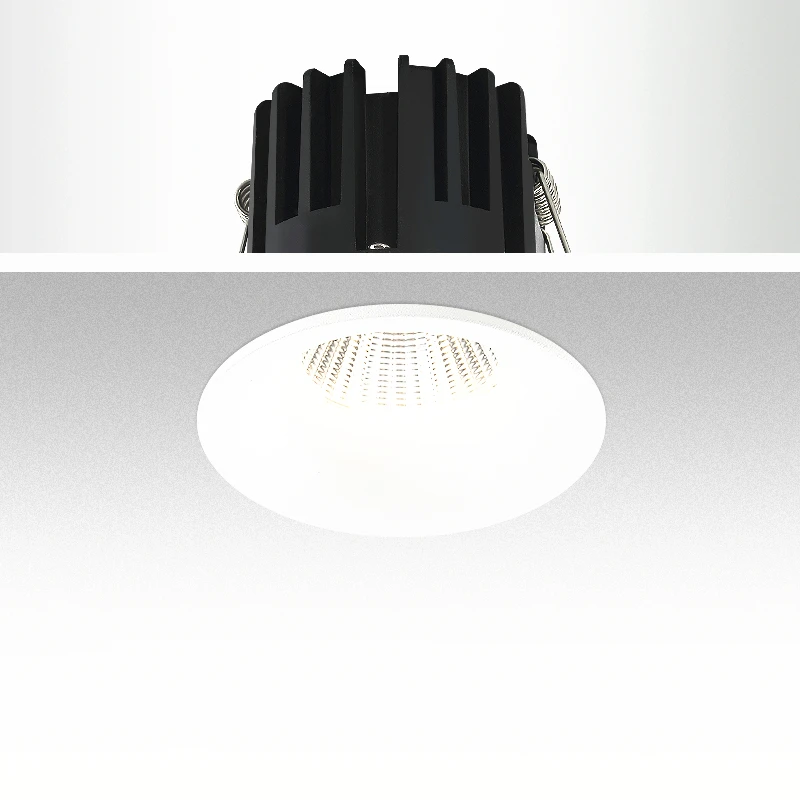 Luces LED empotradas COB antideslumbrantes, iluminación regulable de borde estrecho, AC85-265V, 7W, 10W, 12W, 15W, lámparas de techo LED, Hotel y Villa