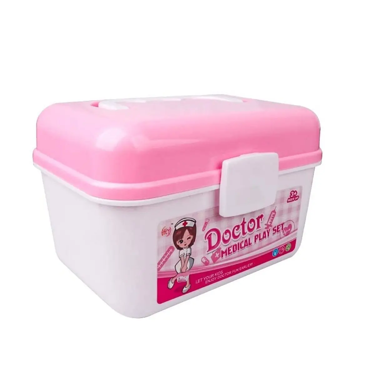 

35 Pieces/Set Educational Role Play Classic Toys Children Pretend Play Doctor Nurse Toy Set Portable Suitcase Medical Kit Kids