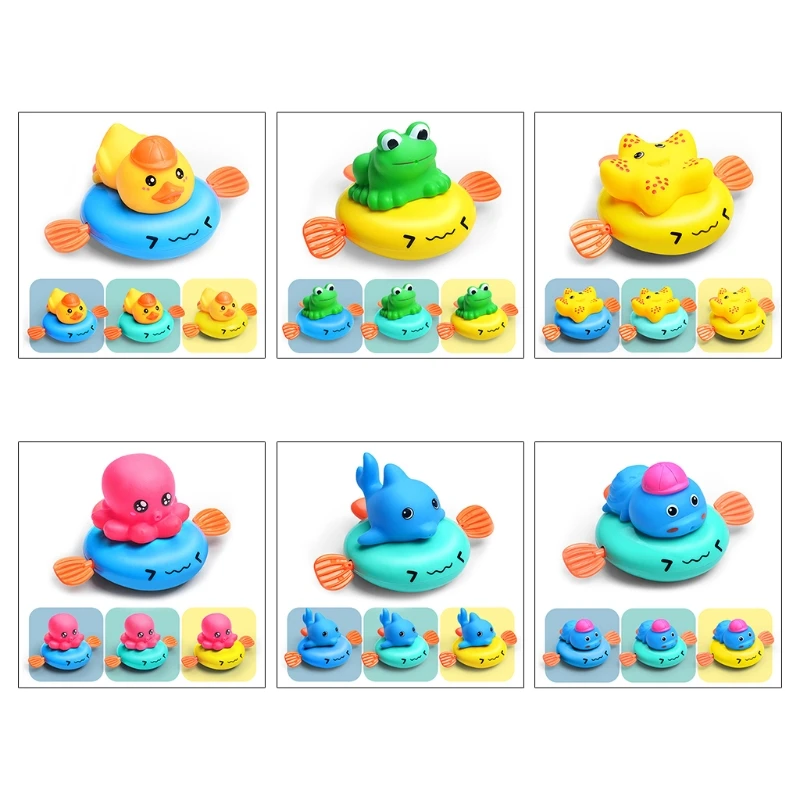 

N7ME Floating Toys Bathroom Shower Cute Appearance for Daily Use Bath for Age 1-3