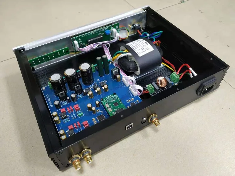 WEILIANG аудио DC-100 двухъядерный AK4497EQ DAC декодер Amanero USB интерфейс CSR8675 Bluetooth 5,0