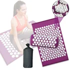 Коврик для йоги и акупрессуры, массажная подушка, коврик для массажа стоп пранамат, аппликатор Kuznetsov для снятия симптомов боли в спине и теле