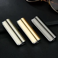 turbine windproof high pressure direct injection flame metal gas lighter cigar smoking tobacco pipes accessories mens gift