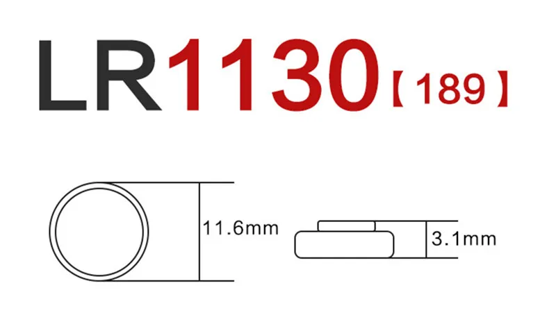 20 шт./лот Panasonic батареи 1 5 V AG10 LR1130 щелочная батарея таблеточного типа 389 LR54 SR54 SR1130W