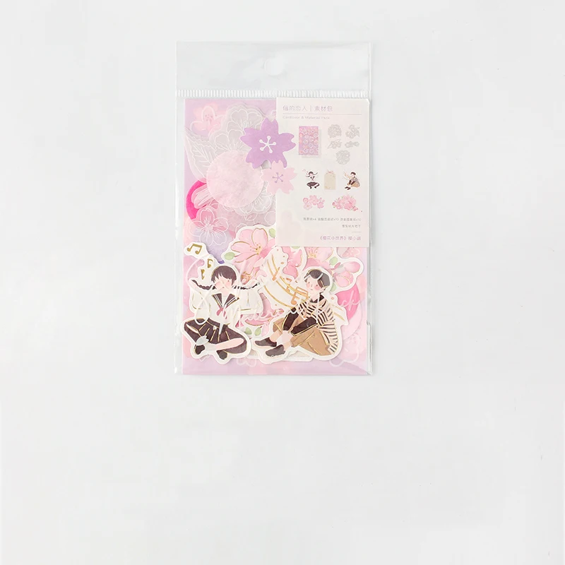 Mohamm Pack стикер s вишневые цветы креативный для канцелярских товаров наклейка