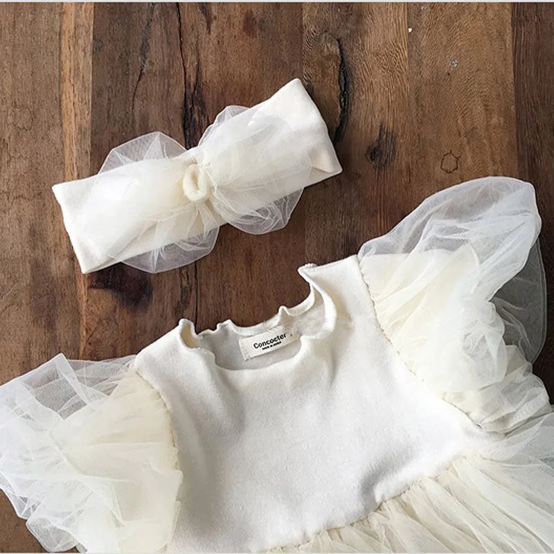 Платье для маленьких девочек боди новорожденных детское платье принцессы