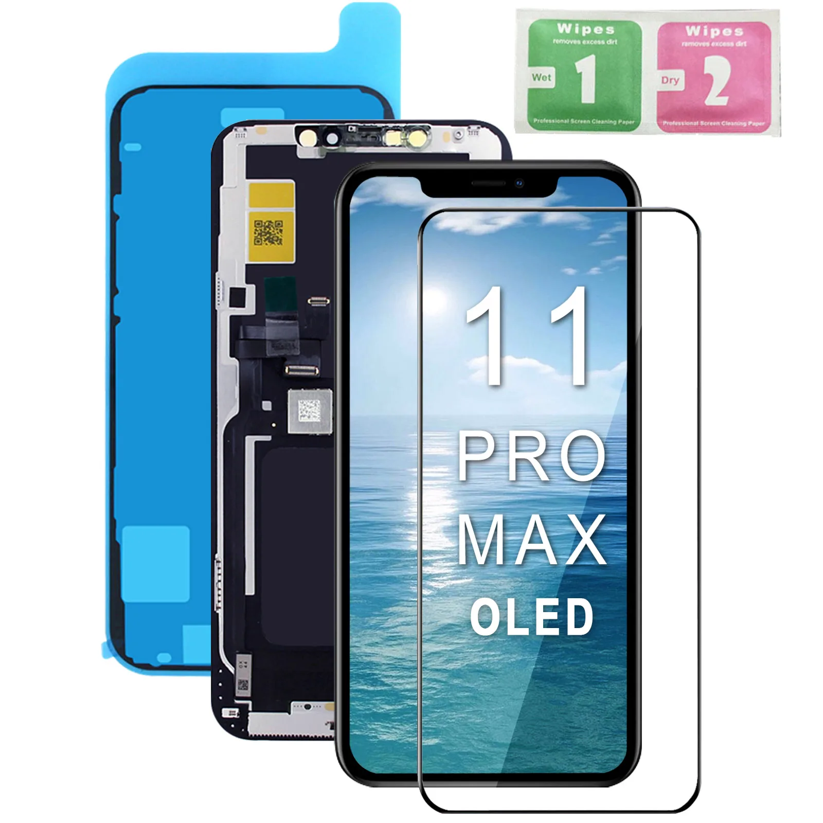 

Оригинальный ЖК-экран THL для iPhone 11 Pro Max Incell, дисплей, сенсорный экран, дигитайзер в сборе, запасные части + закаленное стекло