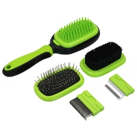 pet flea comb open knot grooming clean comb cat and dog massage hair removal part five in one multifunctional pet comb set too