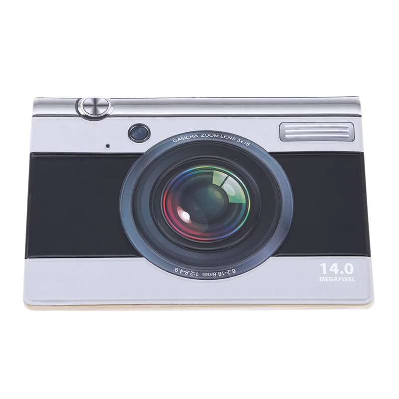 Модные 3D дизайн кожаный Камера Обложка на паспорт Лента короткий параграф билет