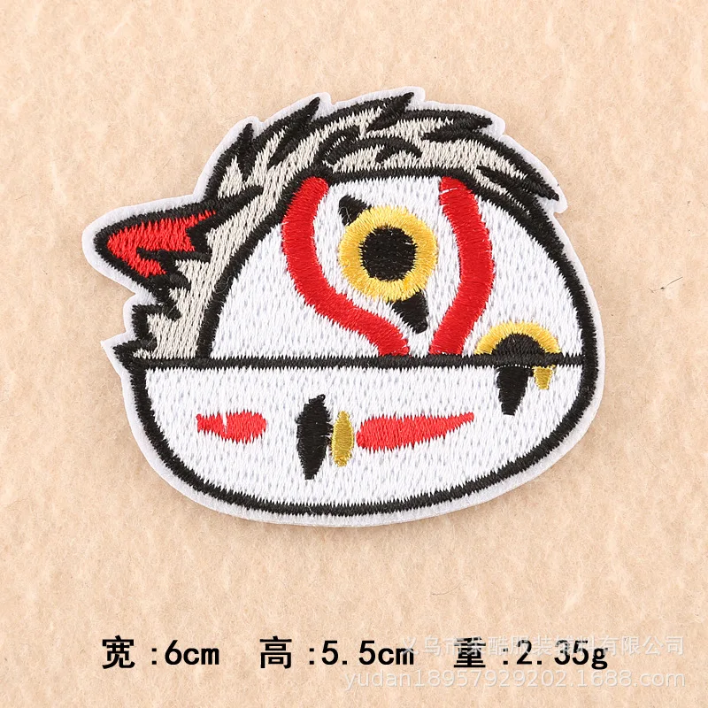 

Embroidered Cloth Stickers English Letter Animal Patch High-End Clothing Accessories Cloth Badge Iron on Parches Appliques