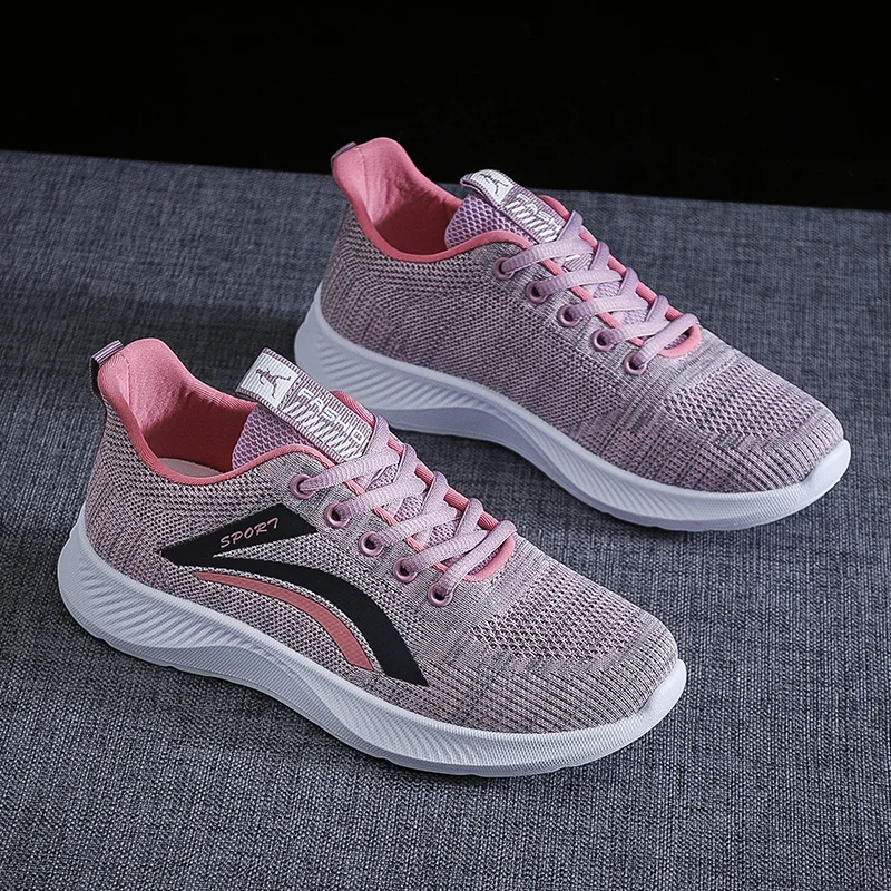 

Breathable Mesh Women Sneakers Autumn Untralight Running Shoes Comfort Sports Shoes for Women Pink Girls Running Sneakers