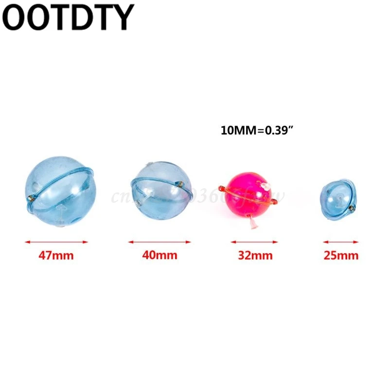 5 шт./компл. рыболовный поплавок ABS Пластик шарики водный шар пузырь плавает