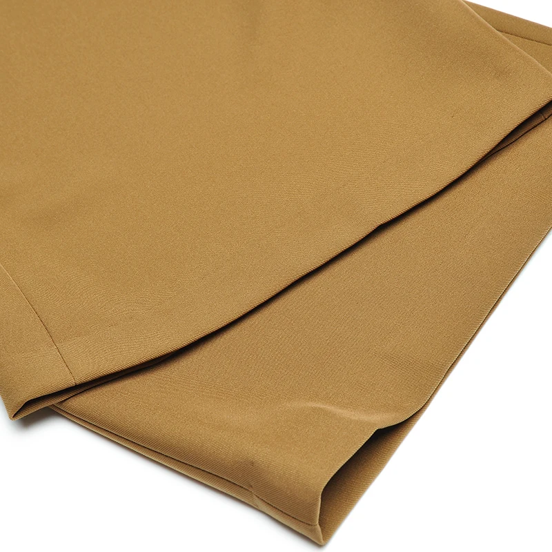 

Gedivoen Fashion Runway Suit Women Flare Sleeve Patchwork Ruffles Coat And Pants 2 TwoPiecesSet Autumn Solid Ladies Sets