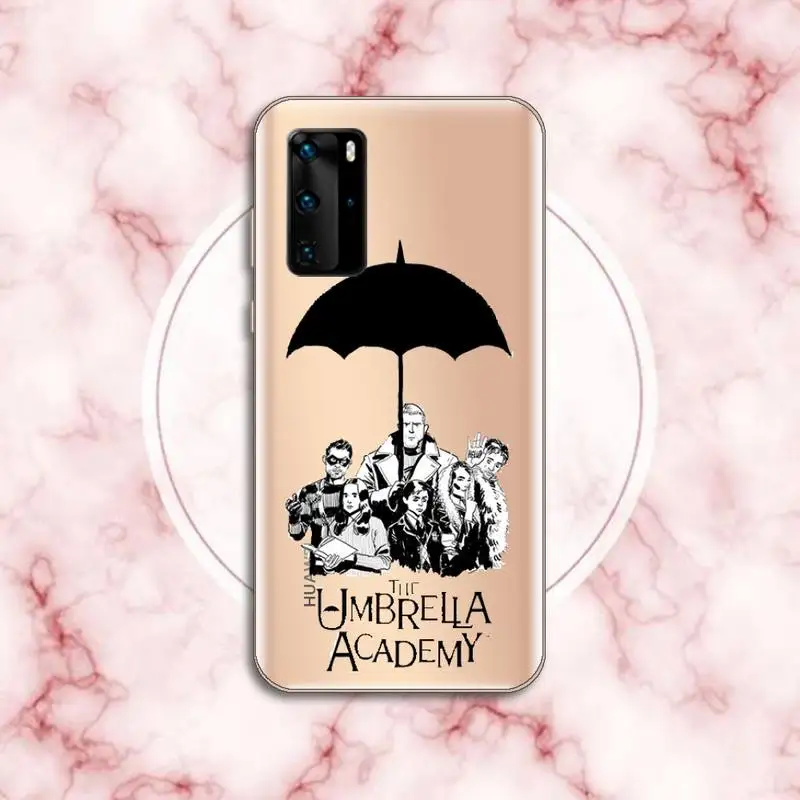 

The Umbrella Academy Phone Case Transparent for Huawei P20 P30 P40 honor 8 10i P smart 2019 Samsung A71 A21S S10 20 plus